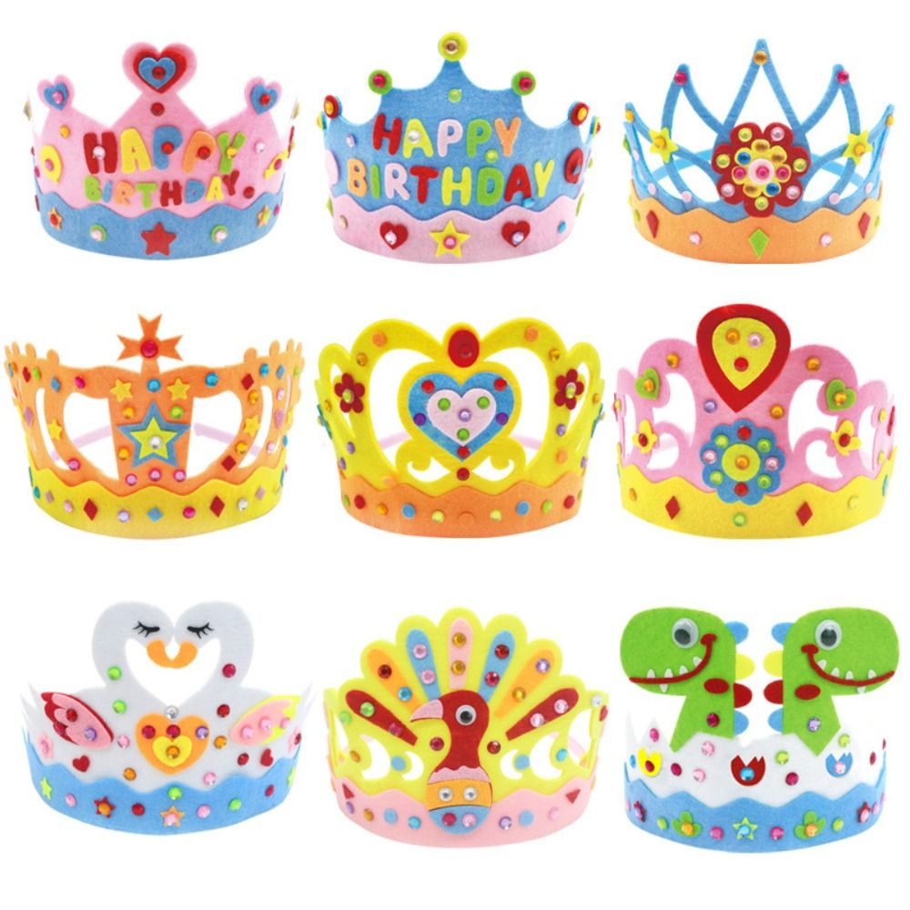 Children's Non-woven DIY Crown – Art Craft 5 Year Old Bewertung und Preis