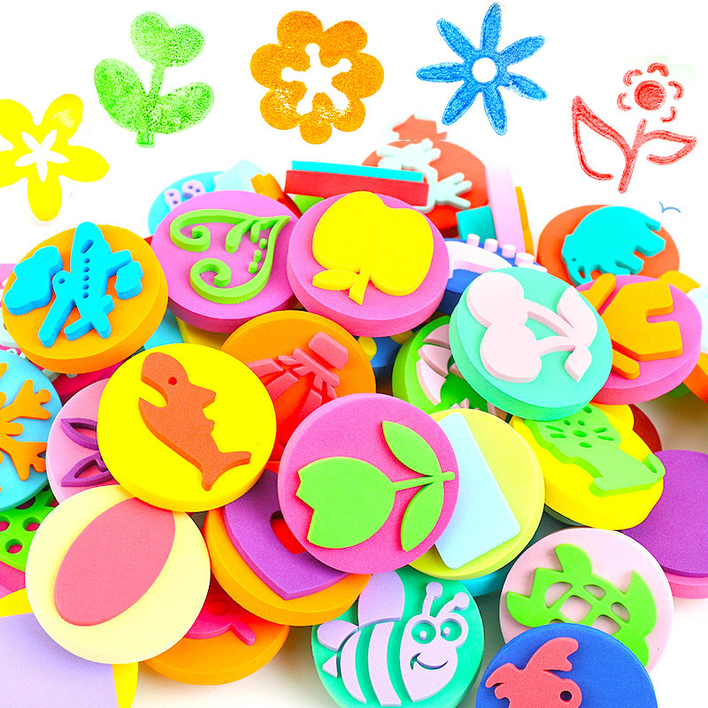 6Pcs/bag Foam Stamps for Paint – Art Craft 5 Year Old Bewertung und Preis