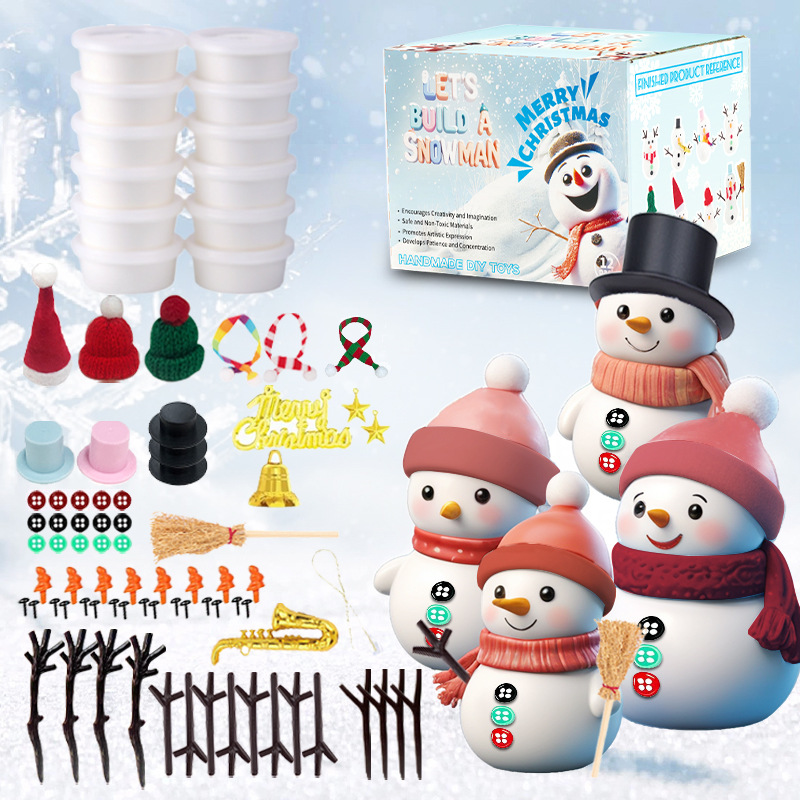 12 DIY Snowman set toys, Chris – Art Craft Upholstery Bewertung und Preis