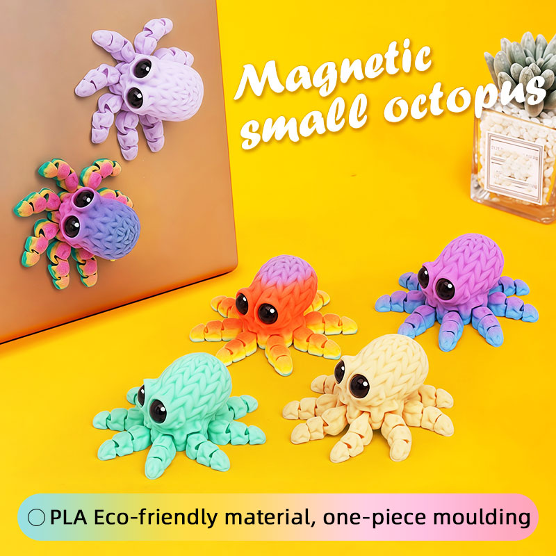 Adorable 3D Printed Octopus Fr – Art Craft Magnet Bewertung und Preis