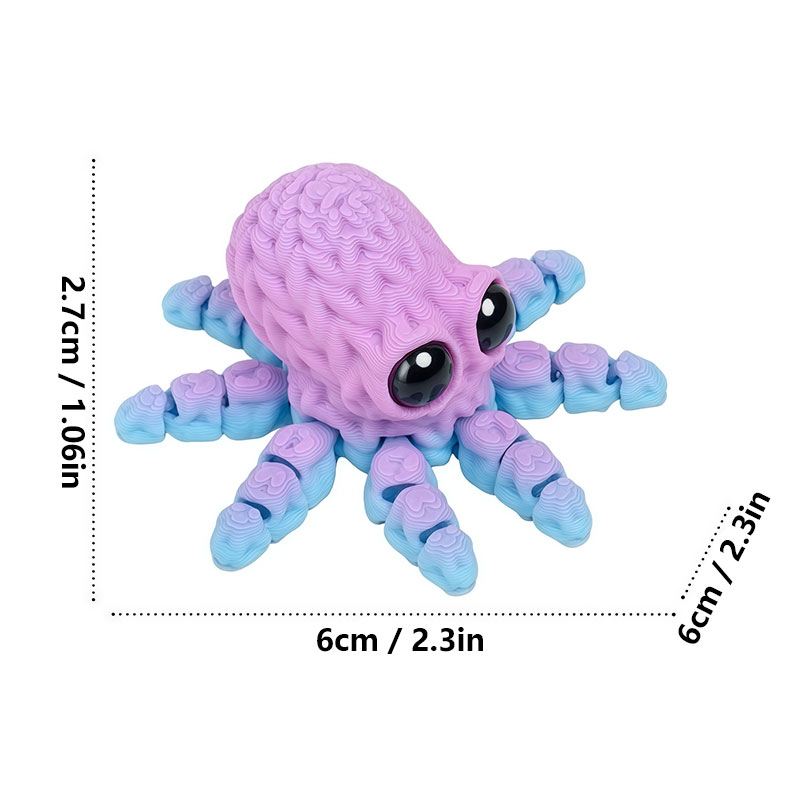 Adorable 3D Printed Octopus Fr – Art Craft Magnet Bewertung und Preis