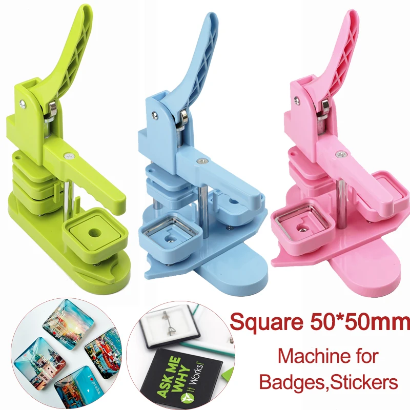 50x50mm Square Badge Button Ma – Art Craft Magnet Bewertung und Preis