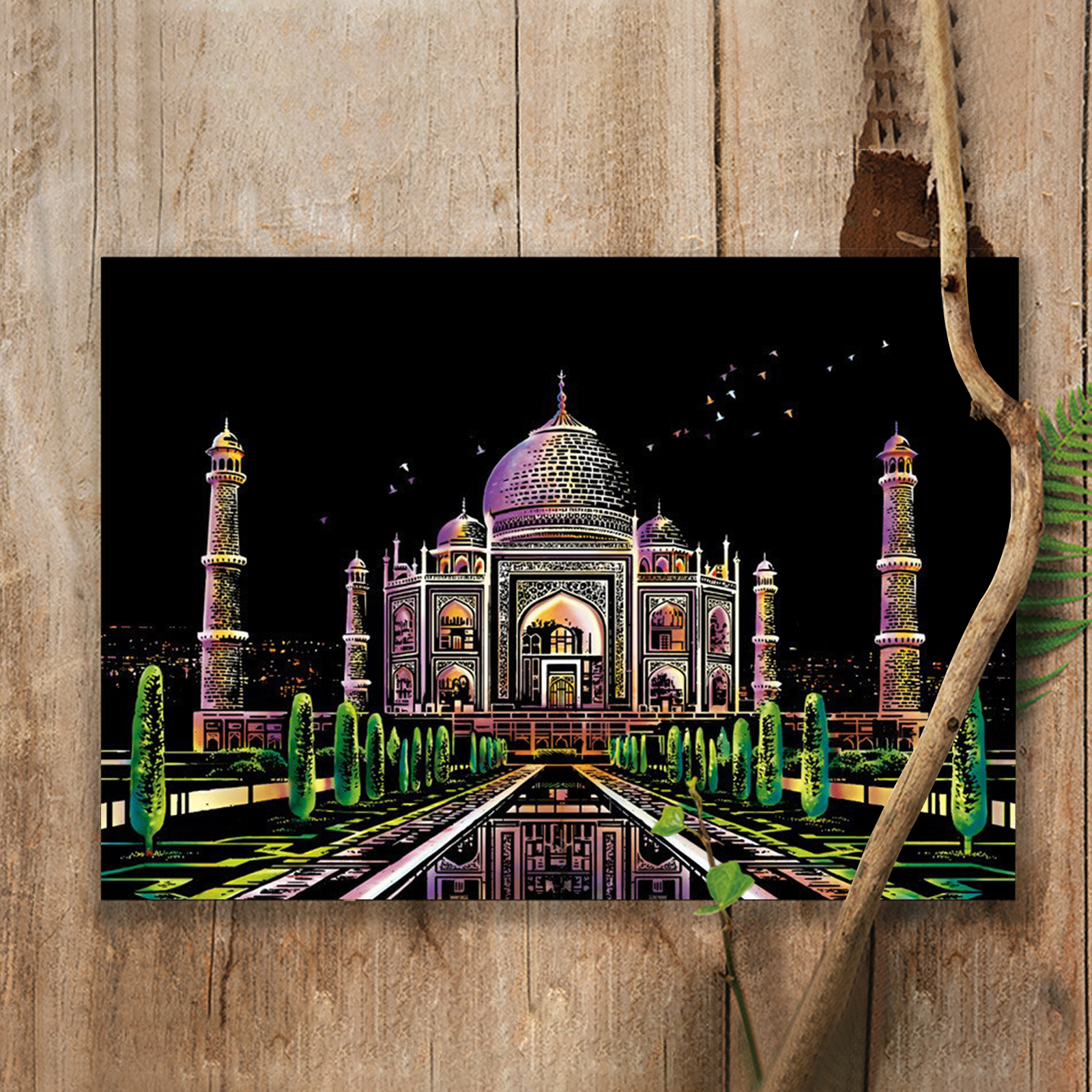 Night Scene Rainbow Scratch Pa – Art Craft Rainbow Bewertung und Preis