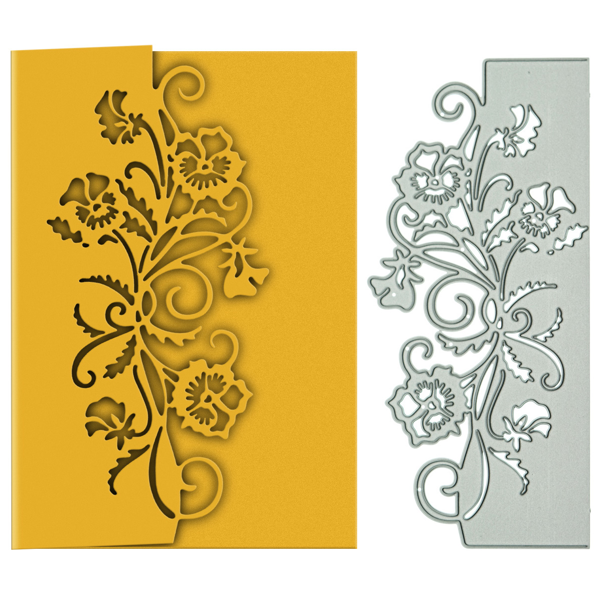 Plant Scrapbooking Card Edge M – Stencil Cutting Plotter Bewertung und Preis