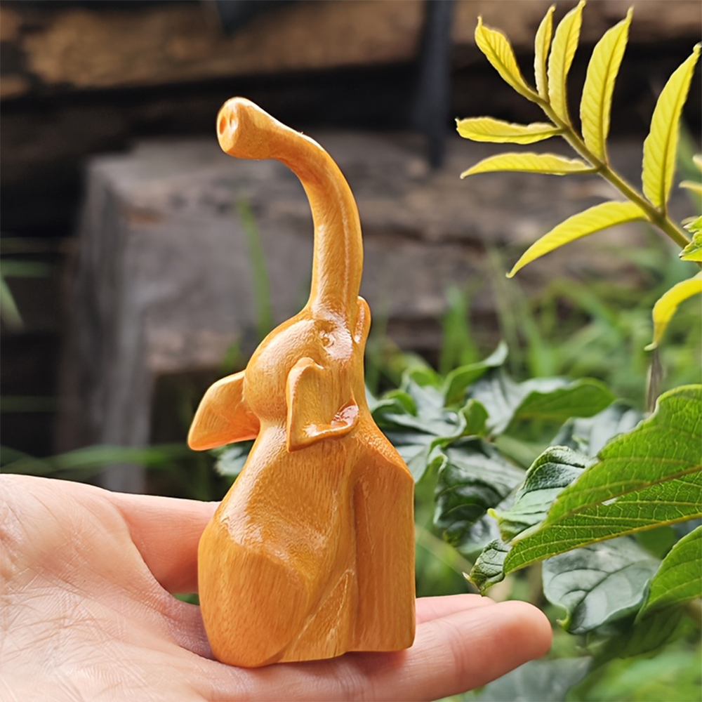 Minimalist Wooden Elephant Orn – Art Craft Elephant Bewertung und Preis