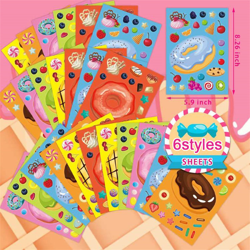 Make a Face Donut Stickers for – Art Craft 5 Year Old Bewertung und Preis
