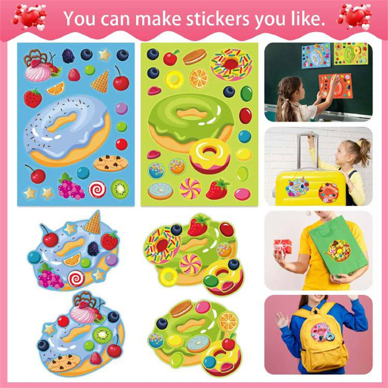 Make a Face Donut Stickers for – Art Craft 5 Year Old Bewertung und Preis
