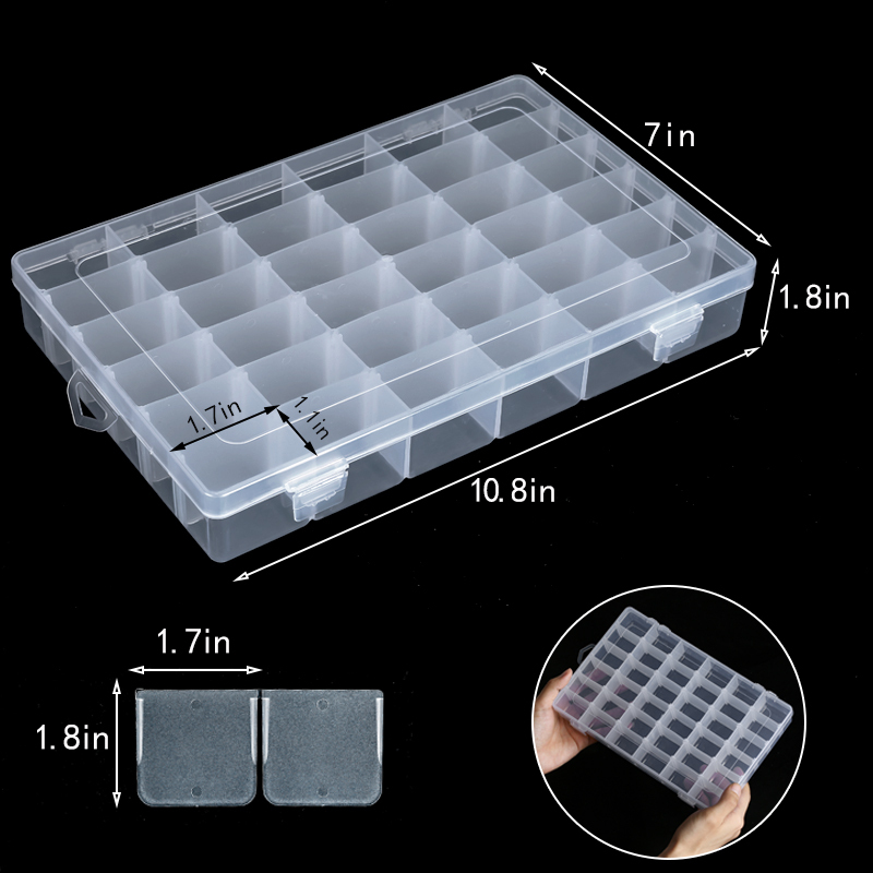 36 Grids Plastic Organizer Box – Art Craft Display Bewertung und Preis