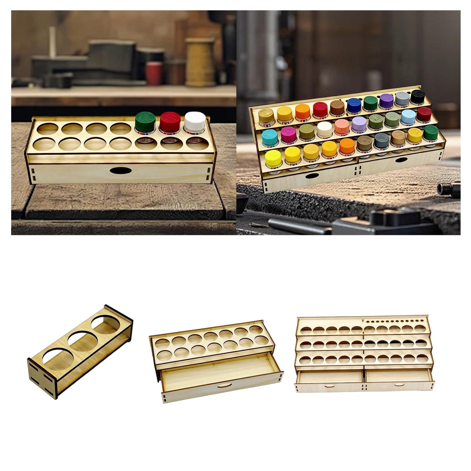 Wooden Paint Bottle Rack Organ – Art And Craft Studio Bewertung und Preis