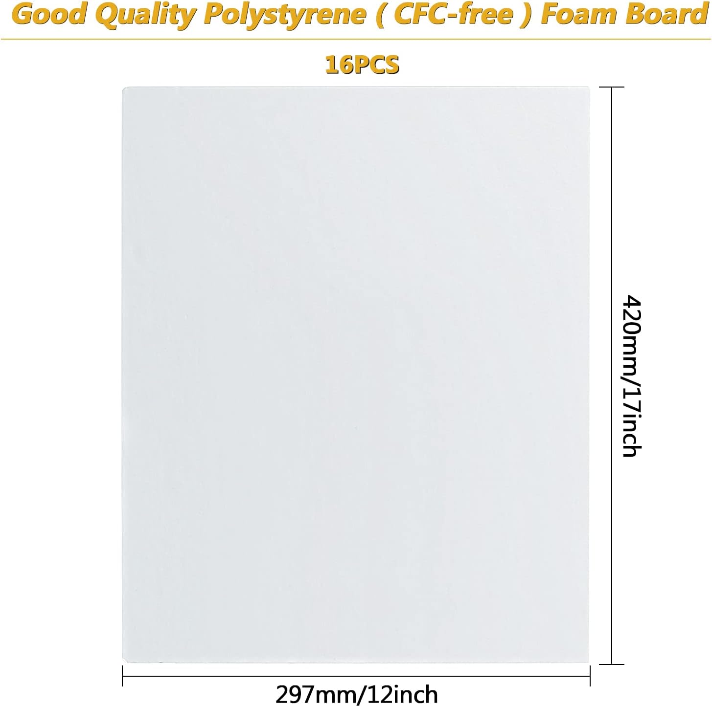 16 Pack White Foam Board 16.5x – Art Craft Display Bewertung und Preis