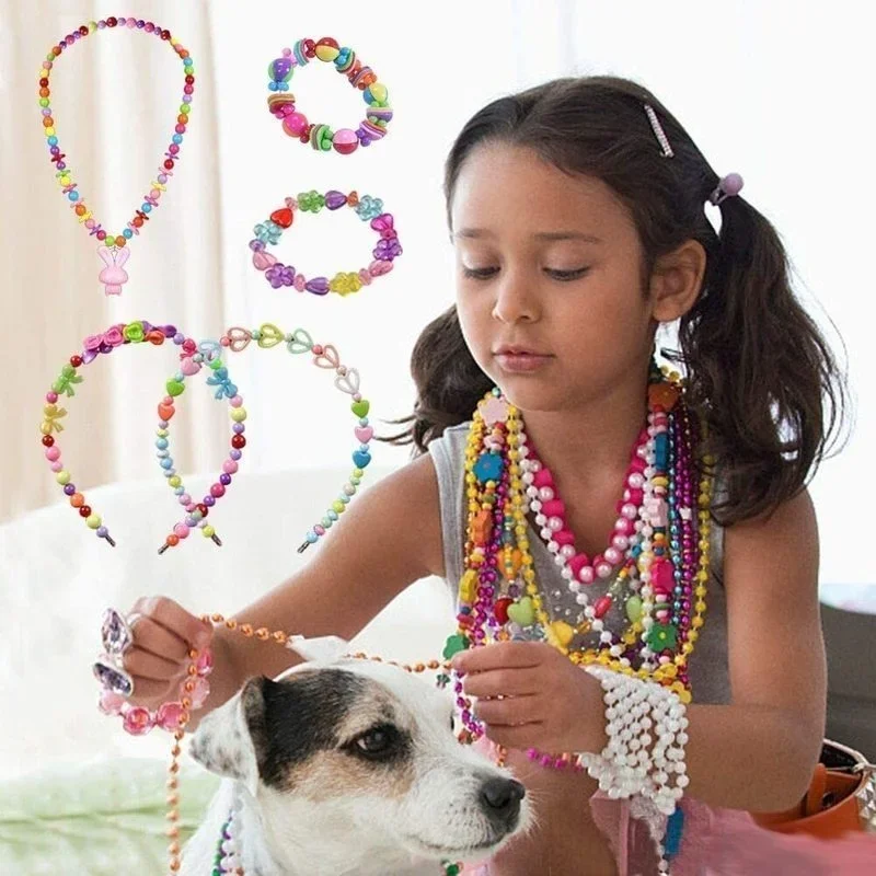 Girls DIY Bead Set Jewelry Mak – Art Craft Rainbow Bewertung und Preis